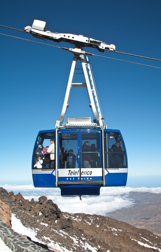 Gondel auf dem Teide